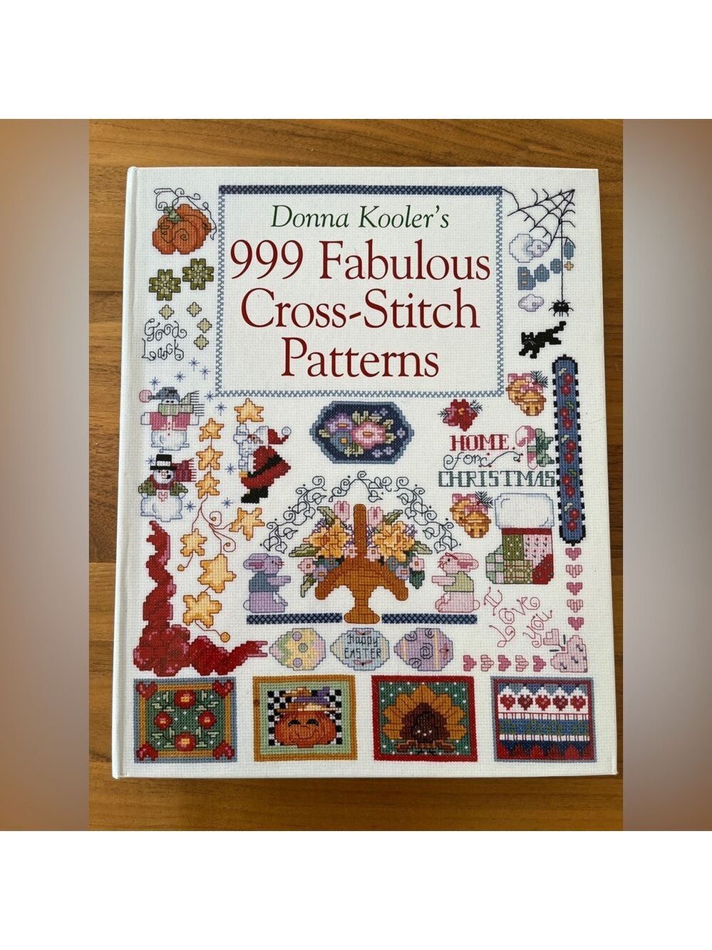 DONNA KOOLER 999 Fabulous Cross Stitch Patterns Coil Lay Flat Hard Cover Book